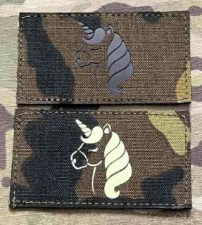 Action LaserCut Patch - Unicorn Flag - Medium - vz.95 - nášivka