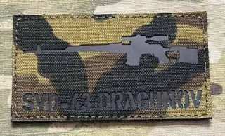 Action LaserCut Patch - Weapons Series - SVD-63 Dragunov - Medium - vz.95 - nášivka