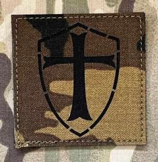 Action LaserCut Patch - Templar Cross Shield - Large - vz.95 - nášivka