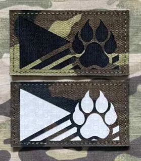 Action LaserCut Patch - Czech Flag - K-9 - Medium - vz.95 - nášivka