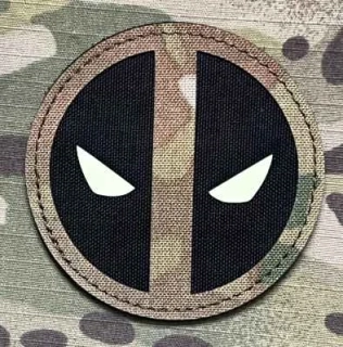 Action LaserCut Patch - Deadpool - Multicam/GID - nášivka