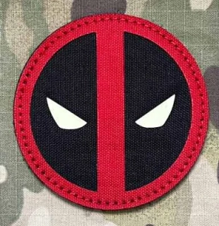 Action LaserCut Patch - Deadpool - Full Color/GID - nášivka