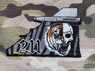 Czech Patch Czech Air Force - 211 Sqn - Tiger - nášivka