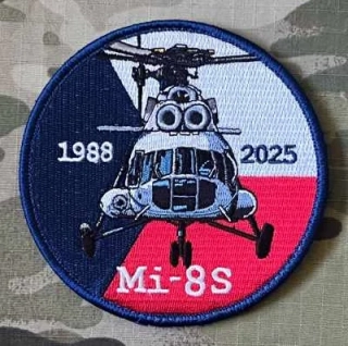 Czech Patch Czech Air Force - Mi-8S 1988-2025 - Velcro - nášivka