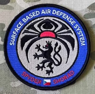 Czech Patch Czech Air Force - Spyder Shorad - Surface Based Air Defense System - Velcro - nášivka