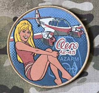 Czech Patch Retro Svazarm - AE-45 Aero - nášivka