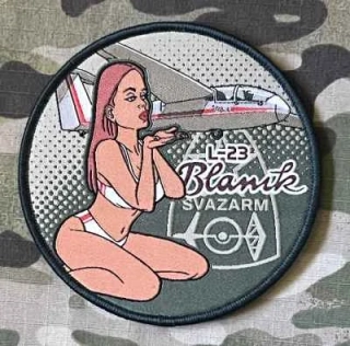 Czech Patch Retro Svazarm - L-23 Blaník - nášivka