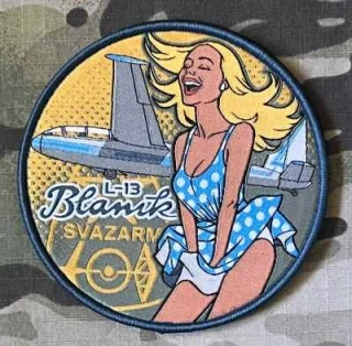 Czech Patch Retro Svazarm - L-13 Blaník - nášivka