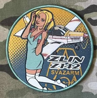 Czech Patch Retro Svazarm - Z-142 Zlín - nášivka