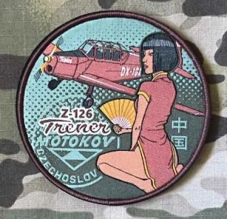 Czech Patch Retro Motokov - Z-126 Trener - nášivka