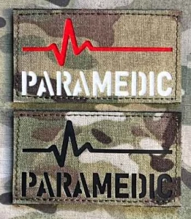 Action LaserCut Patch - Paramedic - Heart Rate - Medium - Multicam - nášivka