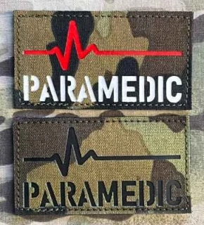 Action LaserCut Patch - Paramedic - Heart Rate - Medium - vz.95 - nášivka