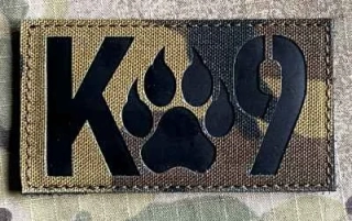 Action LaserCut Patch - K9 Dog Paw - Medium - vz.95 - nášivka