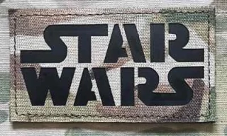 Action LaserCut Patch - Star Wars Logo - Medium - Multicam - nášivka