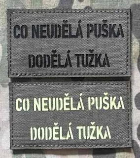 Action LaserCut Patch - Co neudělá puška, dodělá tužka - Medium - Ranger Green - nášivka
