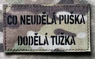 Action LaserCut Patch - Co neudělá puška, dodělá tužka - Medium - Multicam - nášivka
