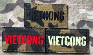 Action LaserCut Patch - Vietcong Game Logo - Medium - vz.95 - nášivka