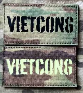 Action LaserCut Patch - Vietcong Game Logo - Medium - Multicam - nášivka