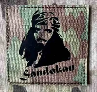 Action LaserCut Patch - Sandokan - Large - Multicam - nášivka