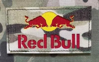 Action LaserCut Patch - Red Bull - Rectangle - Medium - Multicam - nášivka