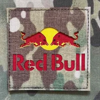 Action LaserCut Patch - Red Bull - Large - Multicam - nášivka