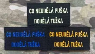 Action LaserCut Patch - Co neudělá puška, dodělá tužka - Medium - Black - nášivka