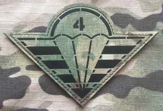 Action LaserCut Patch - Czech Army 4. brigáda rychlého nasazení - Multicam - nášivka