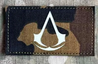 Action LaserCut Patch - Assassin Creed Flag - Medium - Ranger Green - nášivka