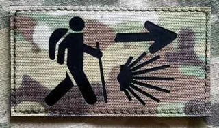 Action LaserCut Patch - Camino de Santiago - Medium - Multicam - nášivka