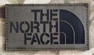 Action LaserCut Patch - The North Face - Medium - Ranger Green - nášivka