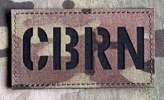 Action LaserCut Patch - CBRN - Medium - Ranger Green - nášivka