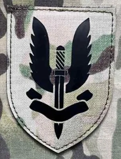 Action LaserCut Patch - SAS Badge - Multicam - nášivka