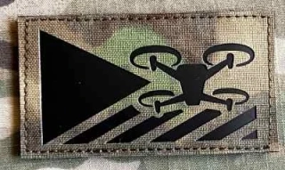 Action LaserCut Patch - Czech Flag - UAV/Drone Operator - Medium - A-TACS FG - nášivka