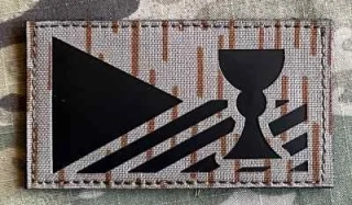 Action LaserCut Patch - Czech Flag - Kalich - Medium - Strichtarn - nášivka