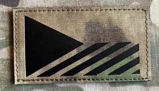 Action LaserCut Patch - Czech Flag - Medium - A-TACS FG - nášivka
