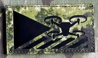 Action LaserCut Patch - Czech Flag - UAV/Drone Operator - Medium - Phantomleaf WASP II Z3A - nášivka