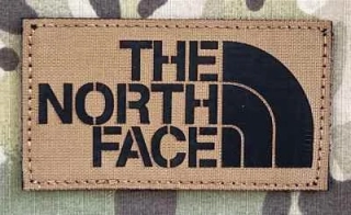 Action LaserCut Patch - The North Face - Medium - Coyote Brown - nášivka