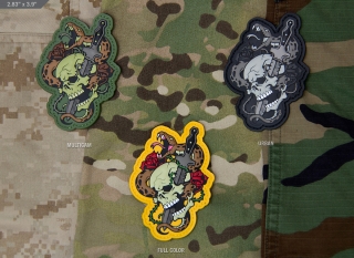MSM Skull Snake 1 PVC Patch - nášivka