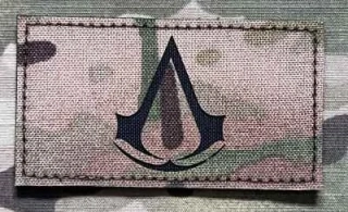 Action LaserCut Patch - Assassin Creed Flag - Medium - Coyote Brown - nášivka