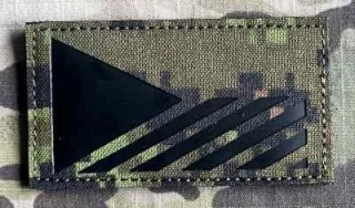 Action LaserCut Patch - Czech Flag - Medium - CADPAT TW - nášivka