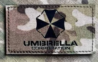 Action LaserCut Patch - Umbrella Corpotation - Medium - Ranger Green - nášivka