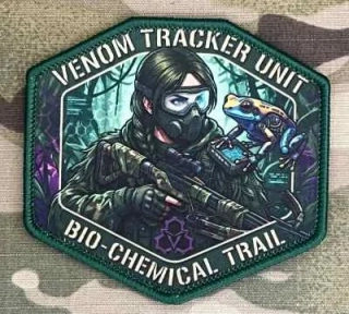 NoName Venom Tracker Unit - Bio-Chemical Trail Print Patch - nášivka