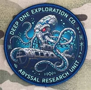 NoName Deep One Exploration co. - Abyssal Research Unit Print Patch - nášivka