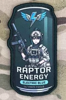 NoName Cans Raptor Energy Print Patch - nášivka