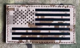 Action LaserCut Patch - USA Flag - Medium - AOR1 - nášivka