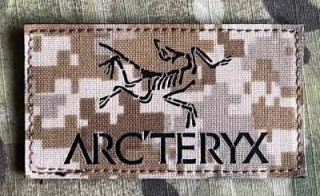 Action LaserCut Patch - Arc'teryx Logo - medium - AOR1 - nášivka