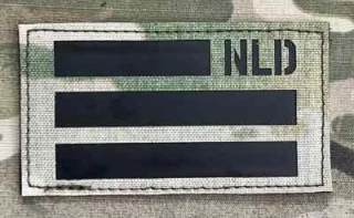 Action LaserCut Patch - Netherland Flag - NLD - Medium - Multicam - nášivka