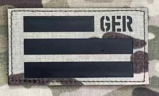 Action LaserCut Patch - Germany Flag - GER - Medium - Multicam - nášivka