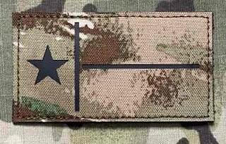 Action LaserCut Patch - Texas Flag - Medium - Tiger Stripe All Terrain - nášivka