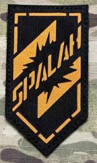 Ukrajina Military Velcro Patch 3rd Assault Brigade Unmanned Systems Battalion Spalah LaserCut - Color - nášivka